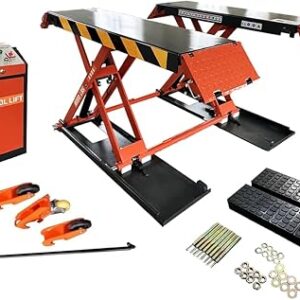 8000 lbs. 47'' Electric  Lock Release Scissor Lift (110v or 220v) (KT-X90E)