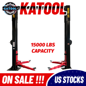 15000 lbs. Clear Floor Two Post Lift Single Lock Release (KT-M150D)