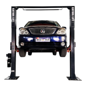 12000 lbs. Clear Floor Two Post Lift, Direct Drive, Assym Arms (KT-AM120SD)
