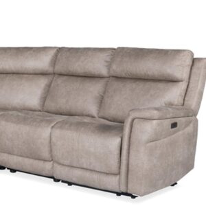 MANWAH Left Arm Facing Manual Recliner Texas Slate