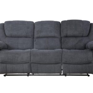 MANWAH Aspen Dual Reclining Sofa Charcoal