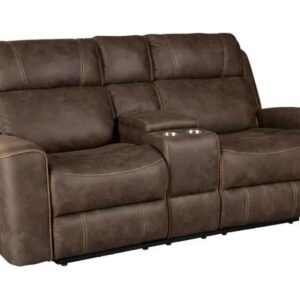 BEHOLD Manual Console Loveseat Telluride Chocolate
