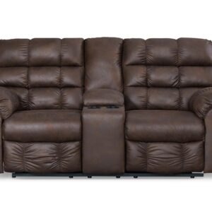 ASHLEY Derwin Reclining Loveseat Nut