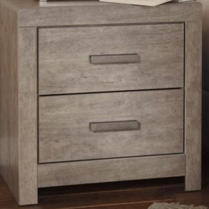 ASHLEY Culverbach 2 Drawer Nightstand Gray