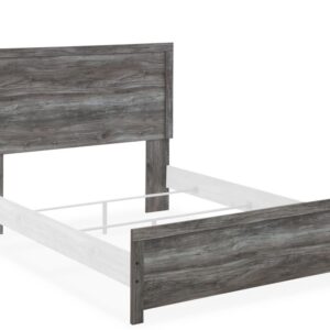 ASHLEY Bronyan Queen Headboard and Footboard Panels Dark Gray