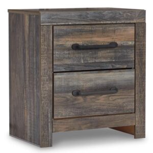 ASHLEY Drystan 2 Drawer Nightstand Multi-Colored