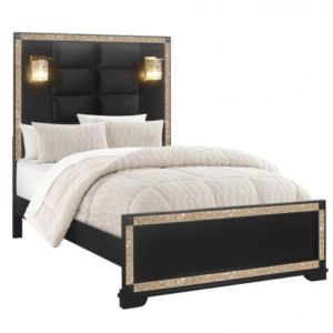GLOBAL Blake King/Queen Rails Black/Gold