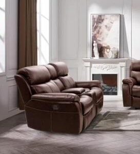MANWAH Reclining Sectional Brindle