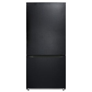 CROSLEY 18.7 Cubic Foot Bottom Mount Refrigerator Black