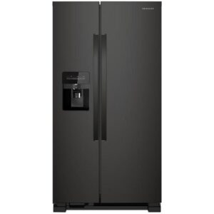 CROSLEY 24.6 Cubic Foot Side by Side Refrigerator Black