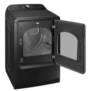 SAMSUNG 7.4 Cubic Foot Top Load Electric Dryer Brushed Black