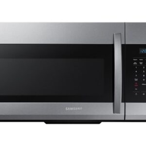 SAMSUNG 1.7 Cubic Foot Over the Range Microwave Stainless Steel