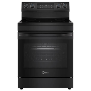 MIDEA 30 Inch Freestanding Electric Range Black