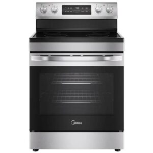 MIDEA 30 Inch Freestanding Electric Range Stainless Steel