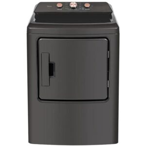 MIDEA 7.0 Cubic Foot Front Load Gas Dryer Metallic Grey