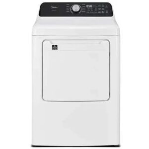 MIDEA 7.0 Cubic Foot Front Load Gas Dryer White
