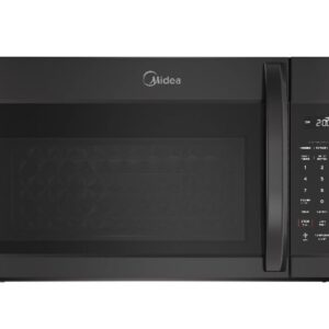MIDEA 1.7 Cubic Foot Over-the-Range Microwave Black