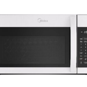 MIDEA 1.7 Cubic Foot Over-the-Range Microwave White