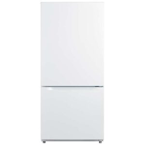 MIDEA 18.7 Cubic Foot Bottom Mount Refrigerator White