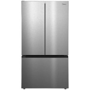 MIDEA 27.0 Cubic Foot French Door Refrigerator Stainless Steel