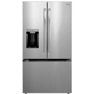 MIDEA 29.0 Cubic Foot French Door Refrigerator Stainless Steel