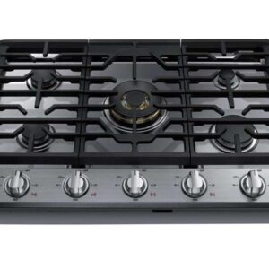 SAMSUNG 30 Inch Smart Gas Cooktop Stainless Steel
