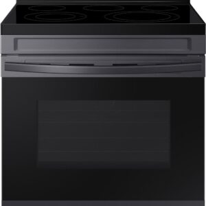 SAMSUNG 30 Inch Freestanding Electric Range Black Stainless Steel