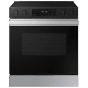 SAMSUNG BESPOKE Slide-In Electric Range Stainless Steel