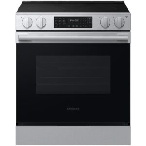 SAMSUNG BESPOKE 6.3 Cubic Foot Slide-In Electric Range Stainless Steel