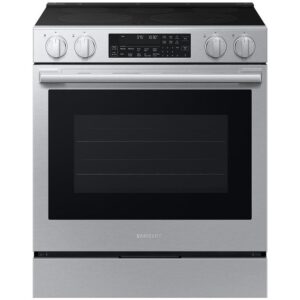 SAMSUNG BESPOKE 6.3 Cubic Foot Slide-In Electric Range Stainless Steel