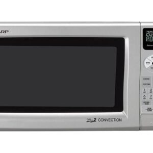 Sharp 0.9 Cu. Ft. Countertop Microwave Oven Stainless Steel
