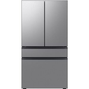 SAMSUNG BESPOKE 23 Cubic Foot Counter Depth 4-Door French Door Refrigerator Stainless Steel