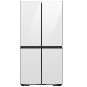 SAMSUNG BESPOKE 22.8 cu. ft. Smart Counter Depth 4-Door French Door White Glass