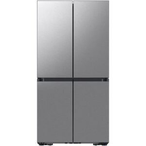 SAMSUNG BESPOKE 23 Cubic Foot Counter Depth 4 Door French Door Refrigerator Stainless Steel