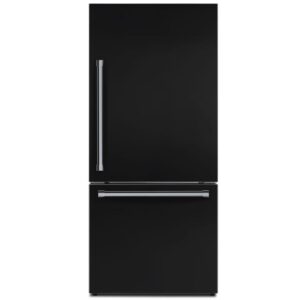 VITARA 17.6 Cubic Foot Bottom Mount Refrigerator Black