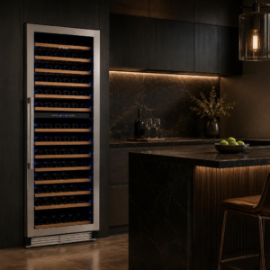 VITARA 154 Bottle Wine Center Column Stainless Steel
