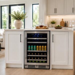VITARA 52 Bottle Wine Center Stainless Steel