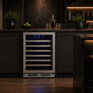 VITARA 54 Bottle Wine Center Stainless Steel