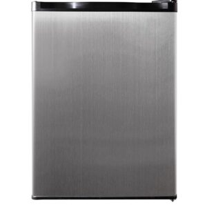 VITARA 2.5 Cubic Foot Compact Refrigerator Steel