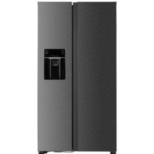 VITARA 18.1 Cubic Foot Side-by-Side Refrigerator Black