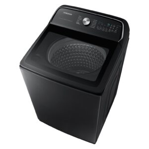 SAMSUNG 5.5 Cubic Foot Top Load Washer Brushed Black