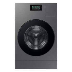 SAMSUNG BESPOKE 5.3 Cubic Foot Washer and Dryer Combo Brushed Black