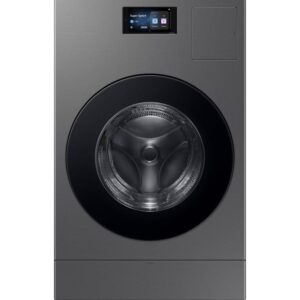 SAMSUNG BESPOKE 5.3 Cubic Foot Laundry Combo All in One Washer and Electric Dryer Dark Steel